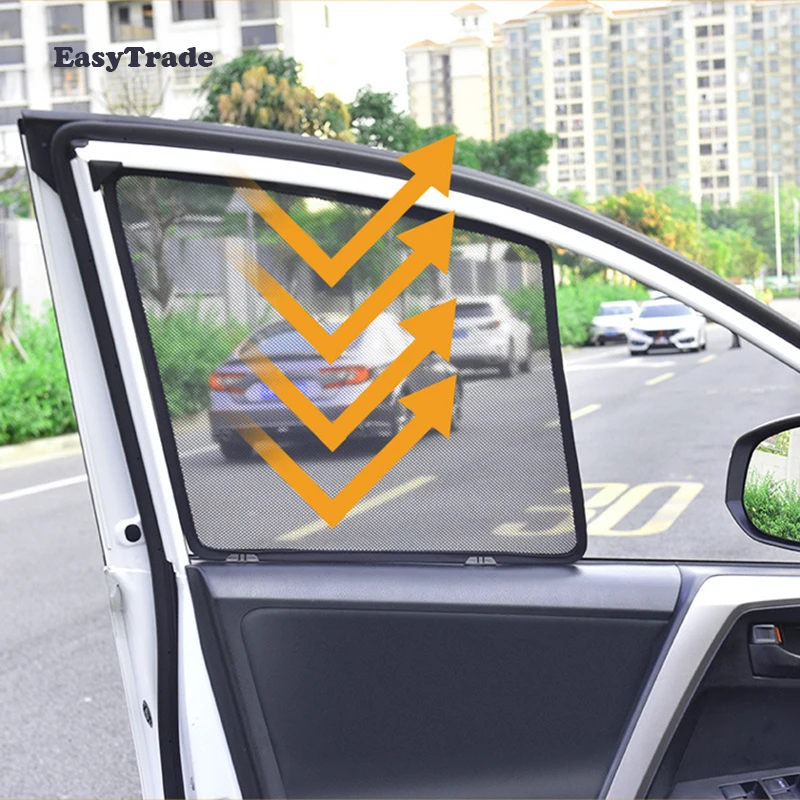 Магнитный автомобильный солнцезащитный козырек для Volkswagen T-Cross 2019 2020 сетчатый