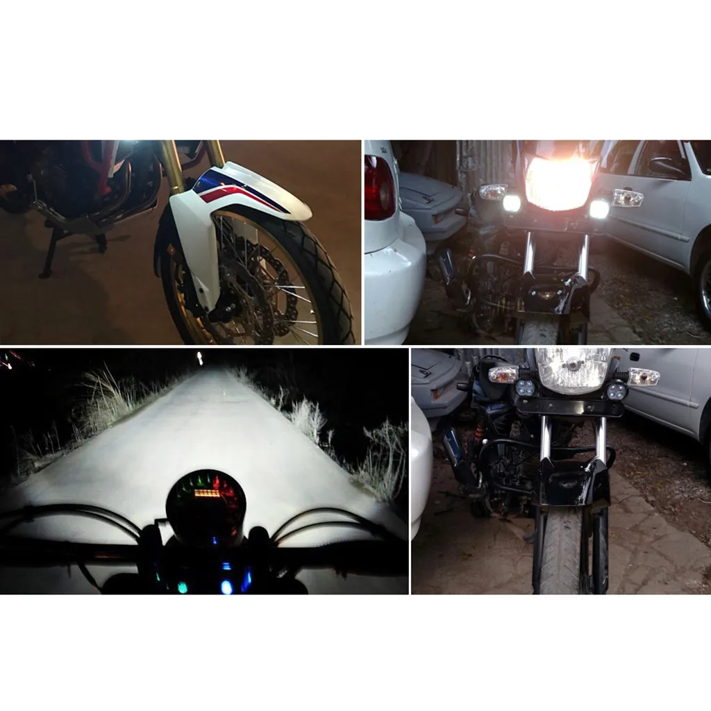 Новинка 2 шт. 9 светодиодный мотоциклетный головной светильник тумана Точечный