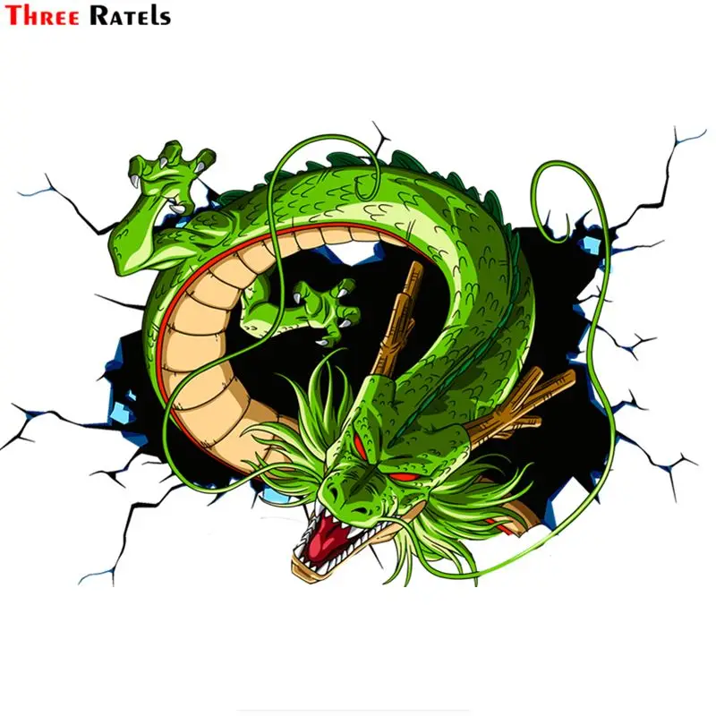 3D наклейки Three Ratels Q30 с изображением дракона|Наклейки на автомобиль| |