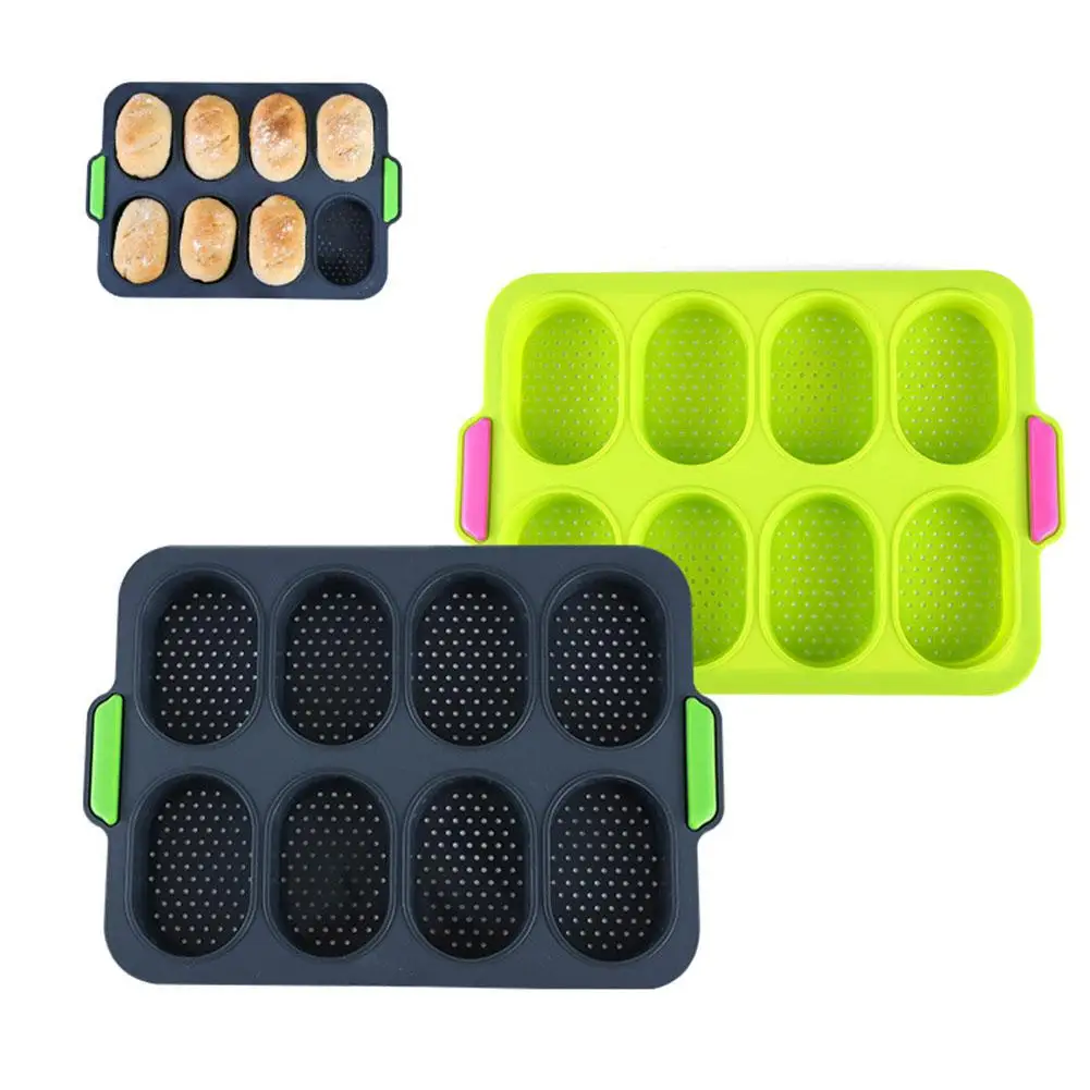 8 отверстий антипригарная силиконовая форма для маффинов кухонный инструмент
