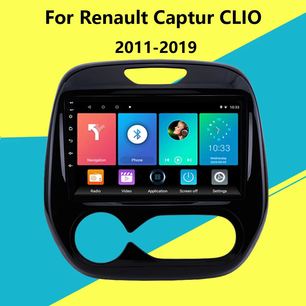Для Renault Captur CLIO 2011-2019 головное устройство 9 'ɺndroid 2 DIN Автомобильный