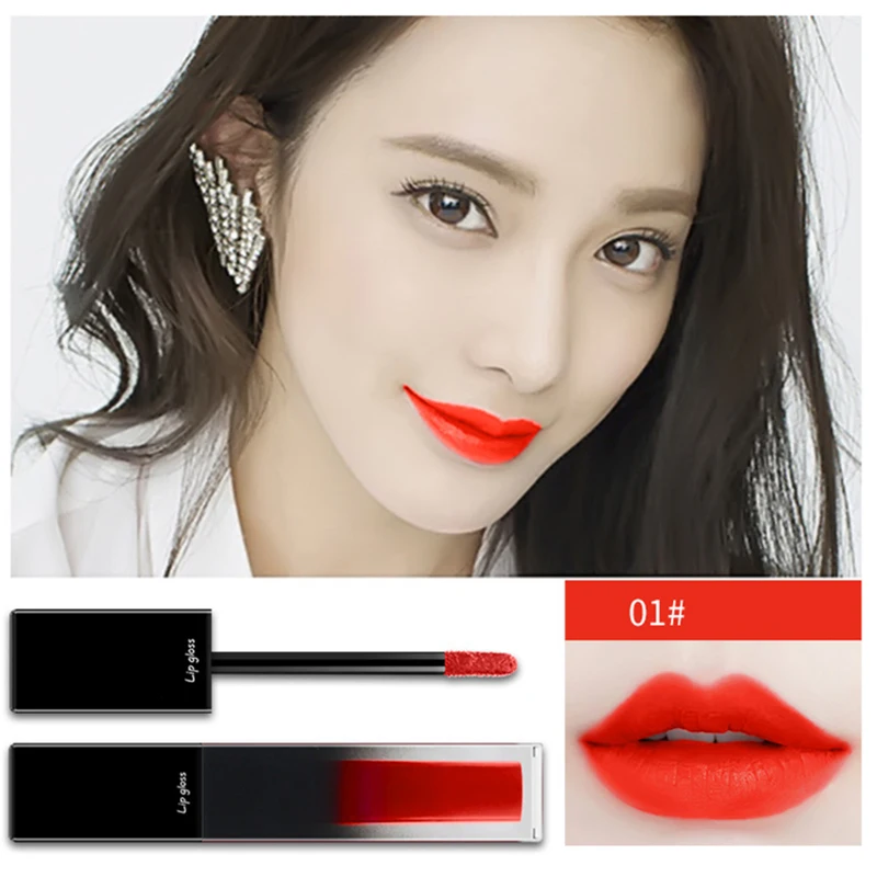 Женский макияж блеск для губ увлажняющая питательная жидкая помада инструмент