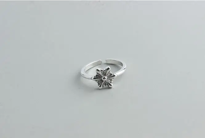 Южная Корея S925 тайский Серебряные ювелирные изделия простой ретро Винтаж шесть с