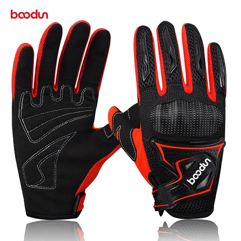 

Boodun Men Cycling Gloves Full Finger Protective Motocycle MTB Road Bike Bicycle Riding Mittens Gloves