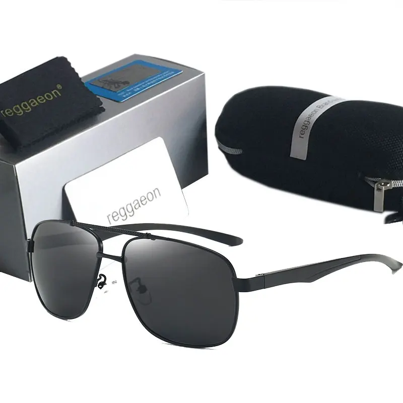 Весенние пилотные солнцезащитные очки с поляризацией для мужчин, водительские, с защитой от ультрафиолета UV400, брендовые дизайнерские металлические ретро Gafas De Sol Hombre.