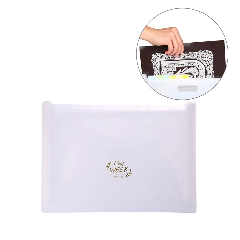 

9.25x13inch A4 File Folder Bags Multifunctional Plastic Bag For Keeping Cutting Dies Organizer Holders Bags Documents Files