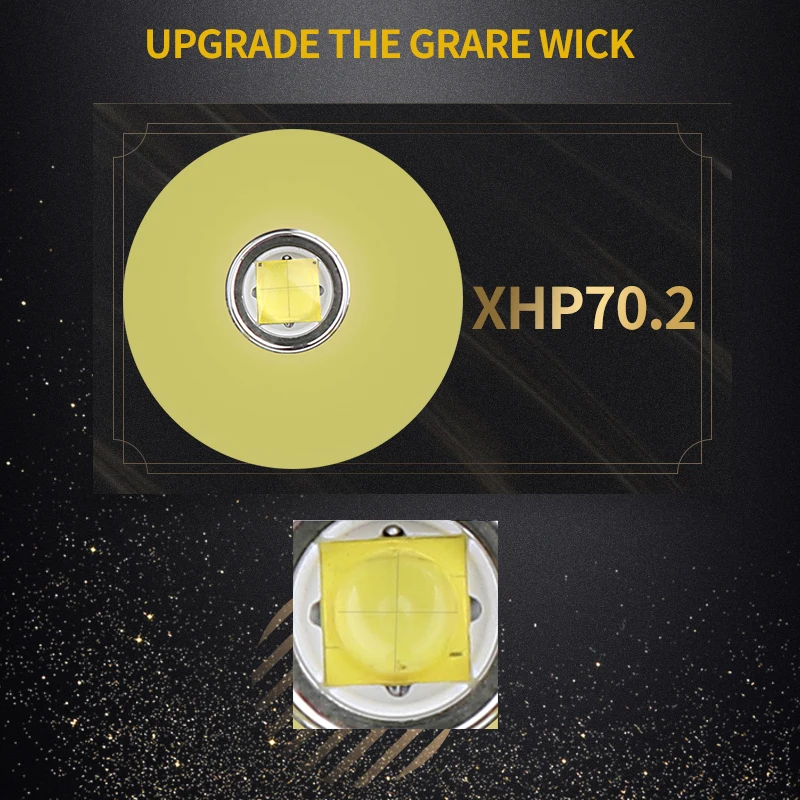 IPX8 водонепроницаемый профессиональный светодиодный светильник для дайвинга XHP70