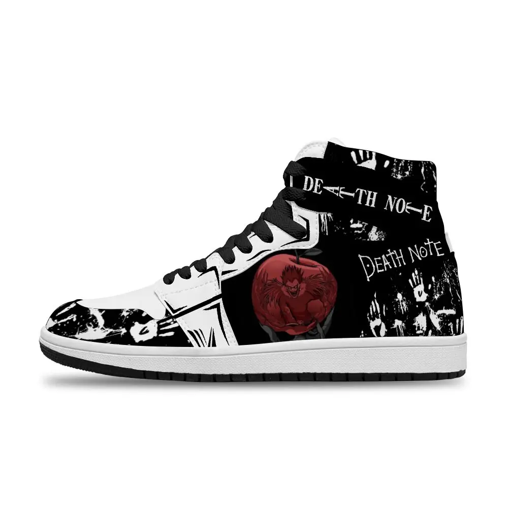 

2021 Japanese Hot Anime Death Note Diy Customized Running Non-Slip Basketball Shoes For Men's Unisex Fashion Sneakers