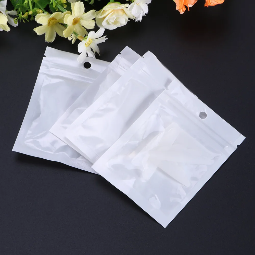 

24pcs Eyelash Perming Curler Shield Pads False Eyelash Patches Silicone Makeup Tool (Size 8pcs/Each) (White)