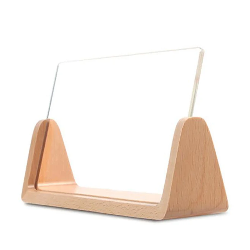 Акриловая фоторамка, деревянная фоторамка, скандинавская фоторамка для свадебной фоторамки, настольная офисная фоторамка