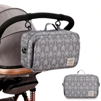 waterproof storage diaper bag stroller bag baby outing mommy bag with shoulder strap hook multifunction nappy buggy organizer