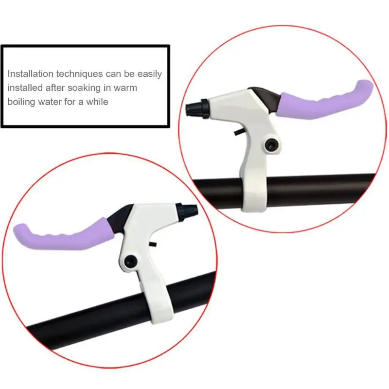 Прочный рукоять стояночного тормоза велосипеда крышка однотонные на открытом