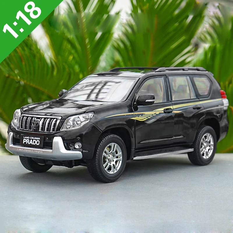 1:18 Модель автомобиля из сплава Toyota PRADO статическая металлическая модель