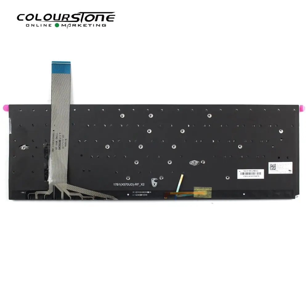 Клавиатура для ноутбука YX570Z FX570UD F570 NX580V X570 черная подсветка Русская клавиатура