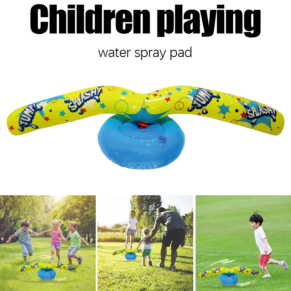 

Inflatable Spray Water Toy Summer Kids Play Water Mat Lawn Games Pad Sprinkler Play Toys Outdoor Tub Swiming Pool Toy