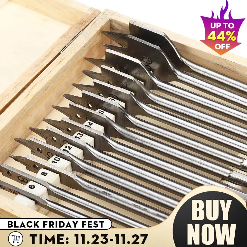 Набор сверл с шестигранным хвостовиком 13 шт. 154 мм набор плоской лопатой