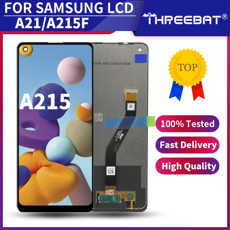 Новый оригинальный AMOLED для Samsung Galaxy A21 A215F ЖК дисплей сенсорный экран дигитайзер