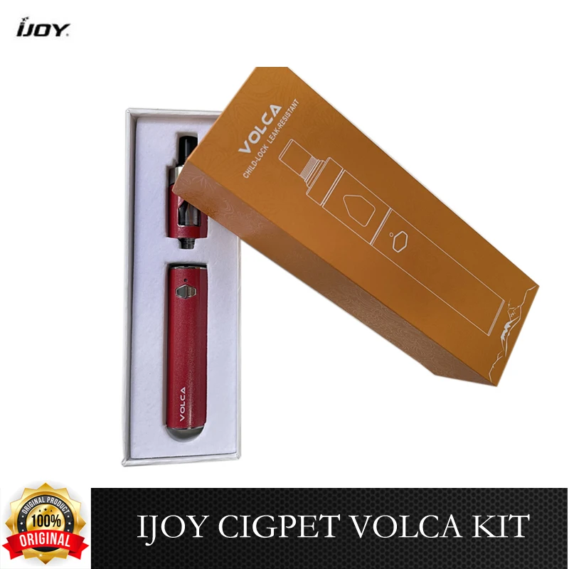 Электронные сигареты IJOY CIGPET VOLCA KIT батарея 1500 мАч вейп-ручка емкость бака 1 8 мл