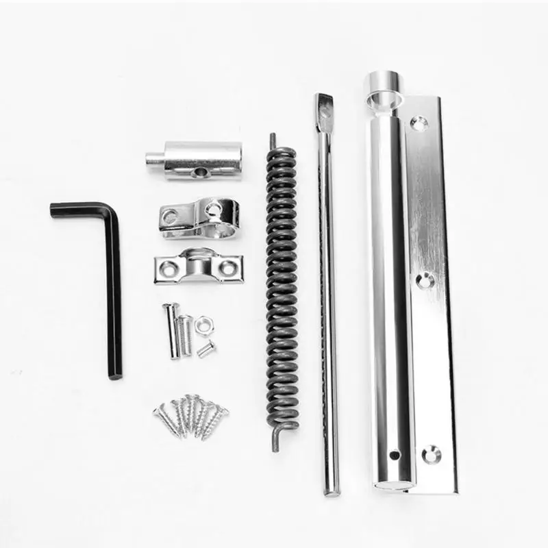 Регулируемая дверная защелка из нержавеющей стали автоматическая пружинная для
