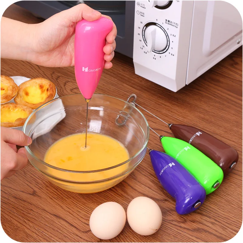 

Drink Coffee Hand Whisk Mixer Electric Egg Beater Milk Frother Foamer Electric Mini Handle Stirrer Kitchen Cooking Tool