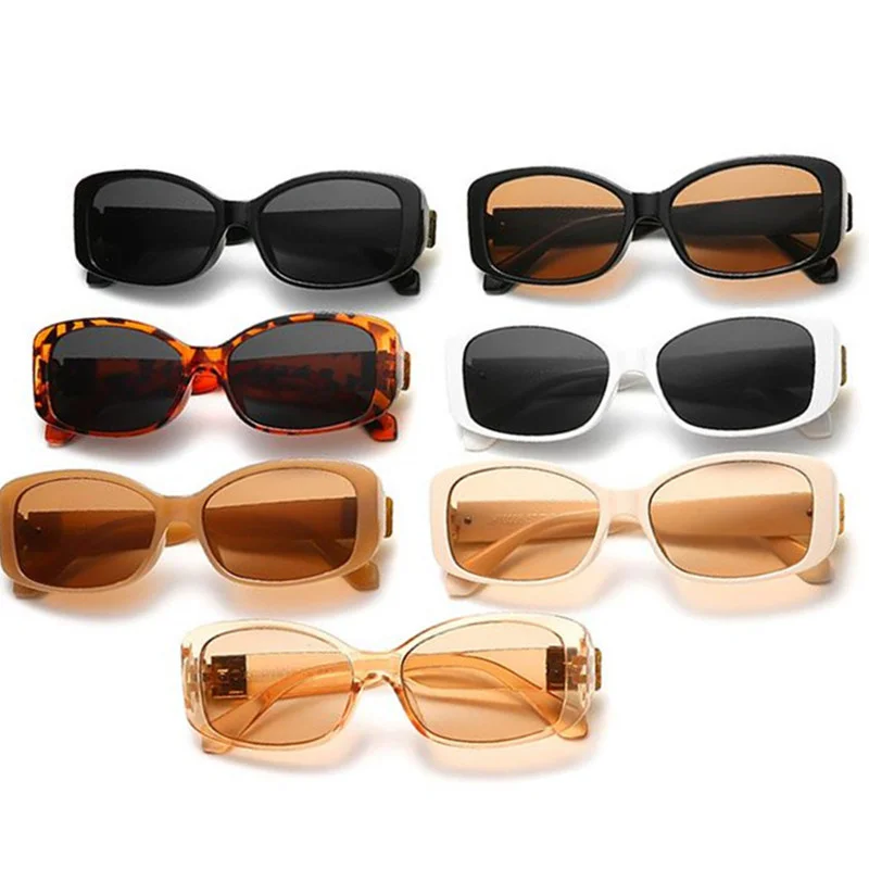 

Brand Designer Sunglasses Fashion Women Sun Glases Anti-UV Spectacles Oversize Frame Eyeglasses Rectangle Adumbral Goggle A++