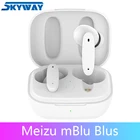 Оригинальные Meizu mBlu Blus TWS Bluetooth Беспроводные наушники с двойным микрофоном активные шумоподавляющие наушники IPX4 водонепроницаемые