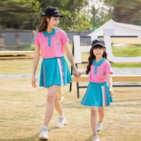 family look mother daughter dresses family clothing 2021 summer family matching outfits women girl t shirt skirt clothes set