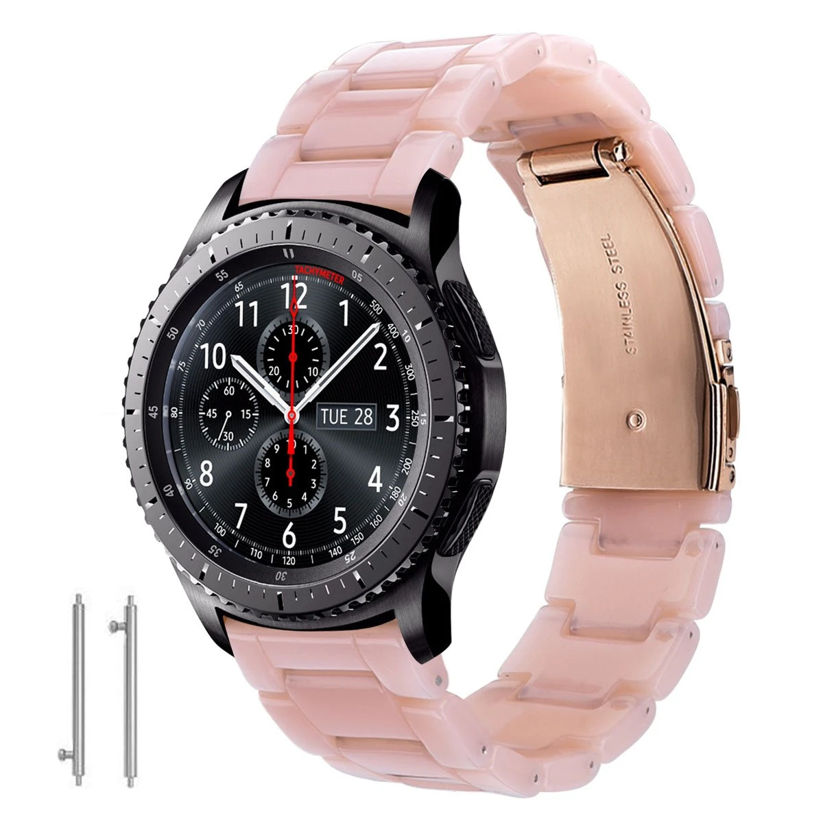 22 мм браслет из смолы сменный ремешок для Samsung Galaxy Watch 46 Active Gear S3 Classic Amazfit 2S HUAWEI watch