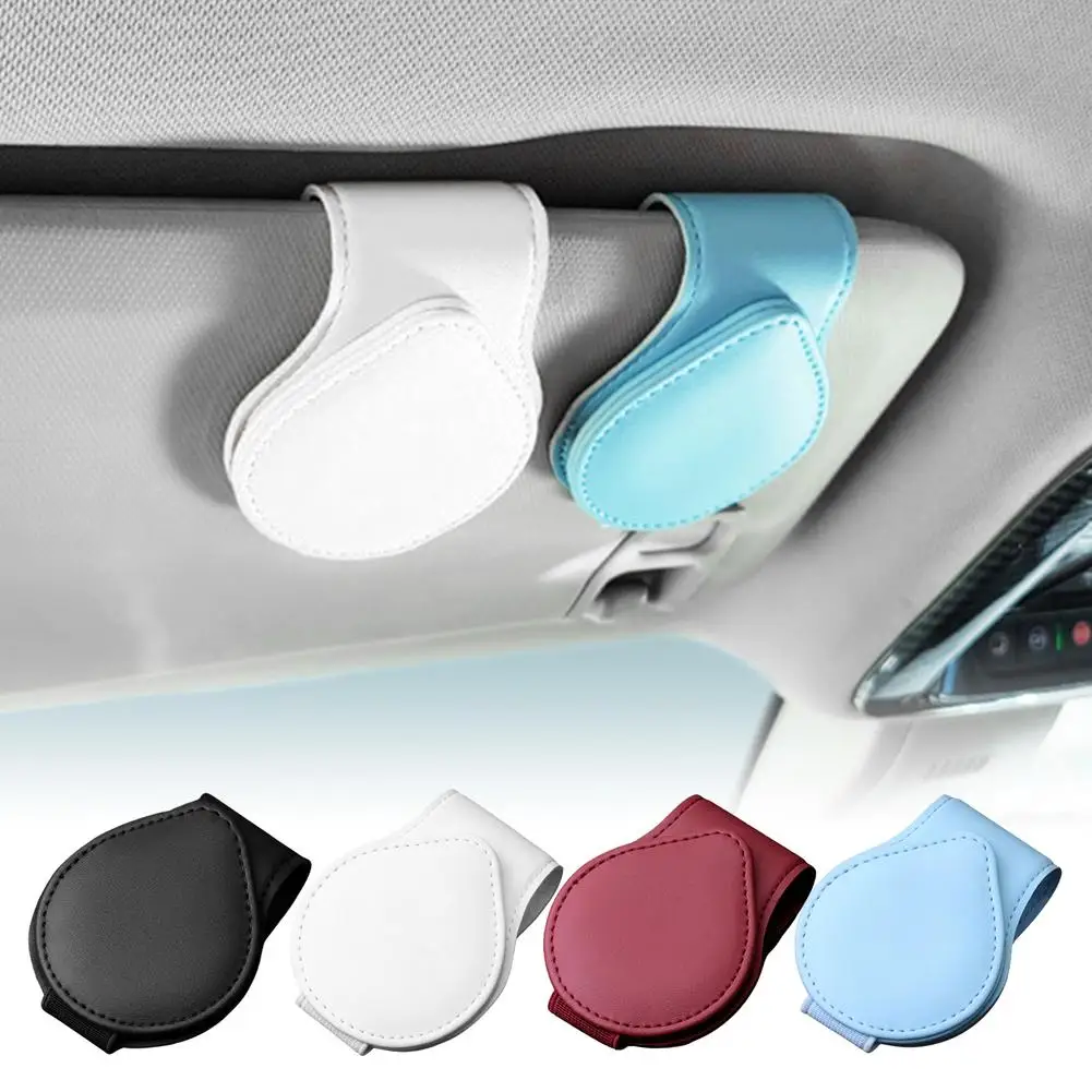 

Чехол для очков с зажимом автомобильные аксессуары интерьерный зажим для билета и карты Автомобильный держатель для солнцезащитных очков ...