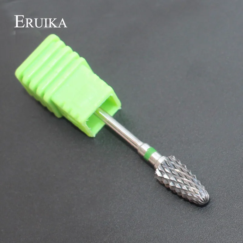 

ERUIKA Green C твердосплавные сверла для ногтей пилка для ногтей электрическая дрель фреза для маникюра удаление омертвевшей кожи инструменты дл...