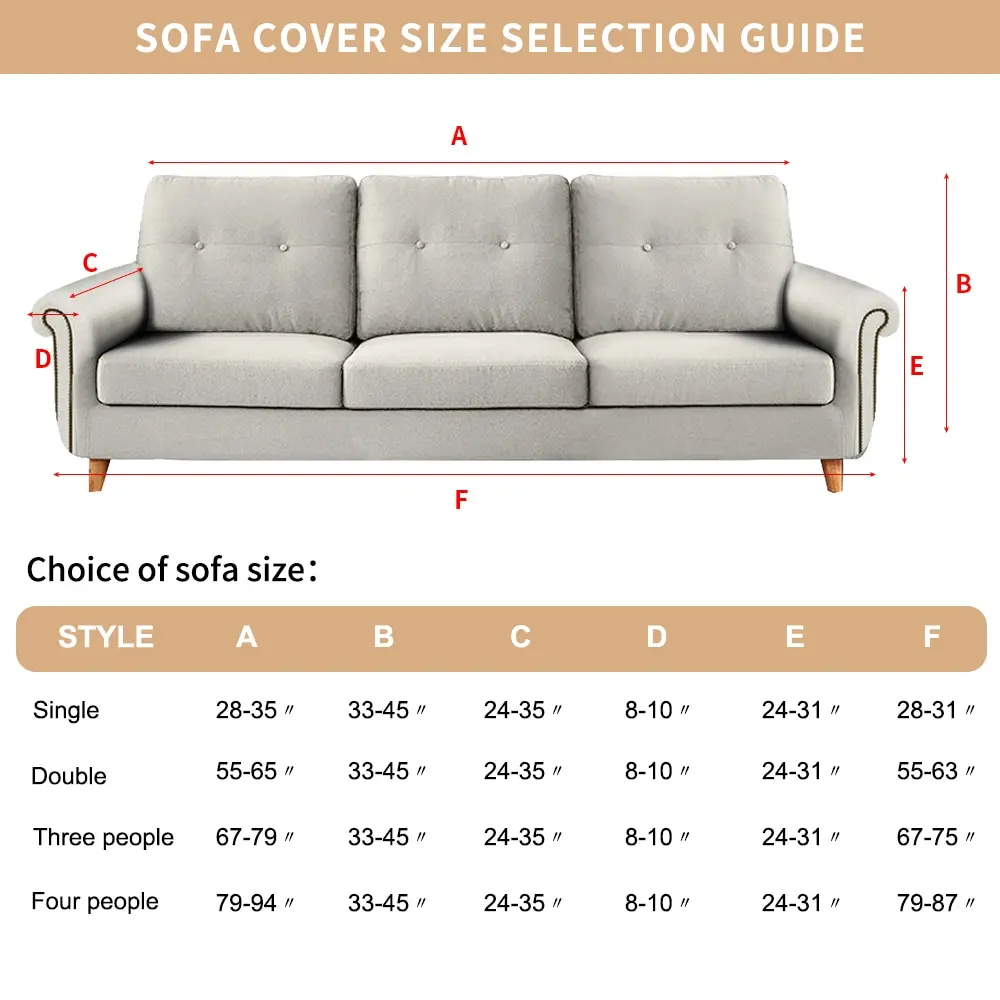 

1/2/3/4 seaters Elastic Universal Sofa Cover Knitted Thicken Stretch Slipcovers Living Room Armchair Cover Furniture Protector