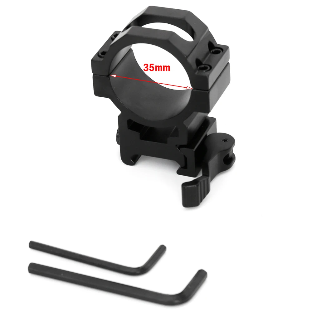 

Охотничий пикатинный пистолет Scops фонарик рельсовый лазер Крепление 35 мм QD быстроразъемный адаптер фонарик лазерный прицел крепление