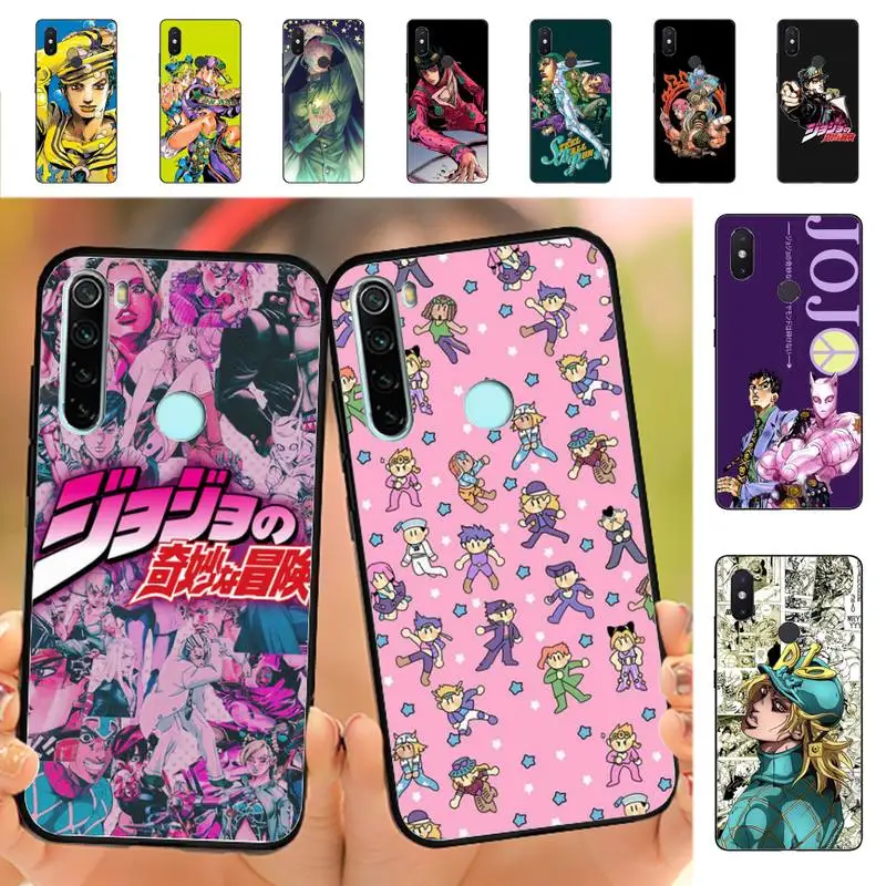 

Yinuoda JoJo's Bizarre Adventure JoJo Anime Phone Case for Redmi Note 8 7 9 4 6 pro max T X 5A 3 10 lite pro