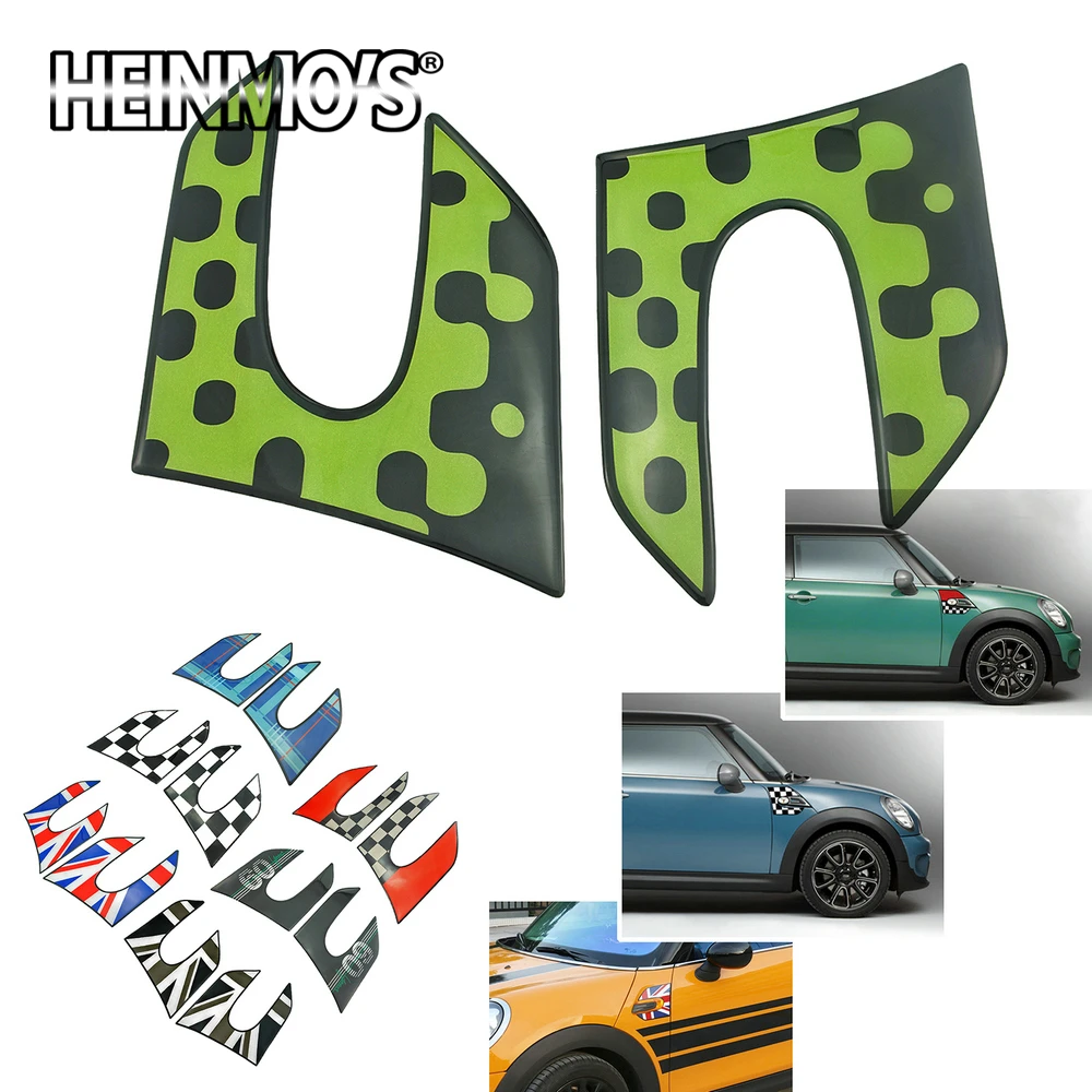

Side Plate Wing Fender Stickers For Mini Cooper Hardtop F55 Hatchback F56 Car Decal Stickers For Mini Cooper F55 F56 Accessories