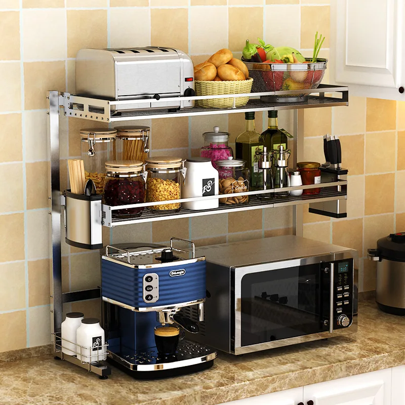 Выдвижная сушилка для посуды 2 уровня над раковиной полка сушки кухонный стеллаж