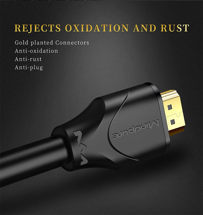 HDMI кабель 4k Аудио экстрактор hdmi к hdmi переключатель разветвитель hdmi 4k кабель Кабо hdmi 2,0 0,5 м 1 м 1,5 м 2 м 3 м 5 м 8 м 10 м 12 м 15 м 20 м