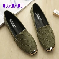 ladys weaving glitter flats pointed toe plus size loafers women 34 43 2021 new arrivals breathable slip ons q119