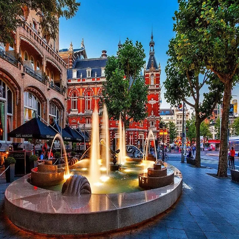 CAMMITEVER DIY Кристалл полный дрель городской парк 5D алмазная живопись вышивка