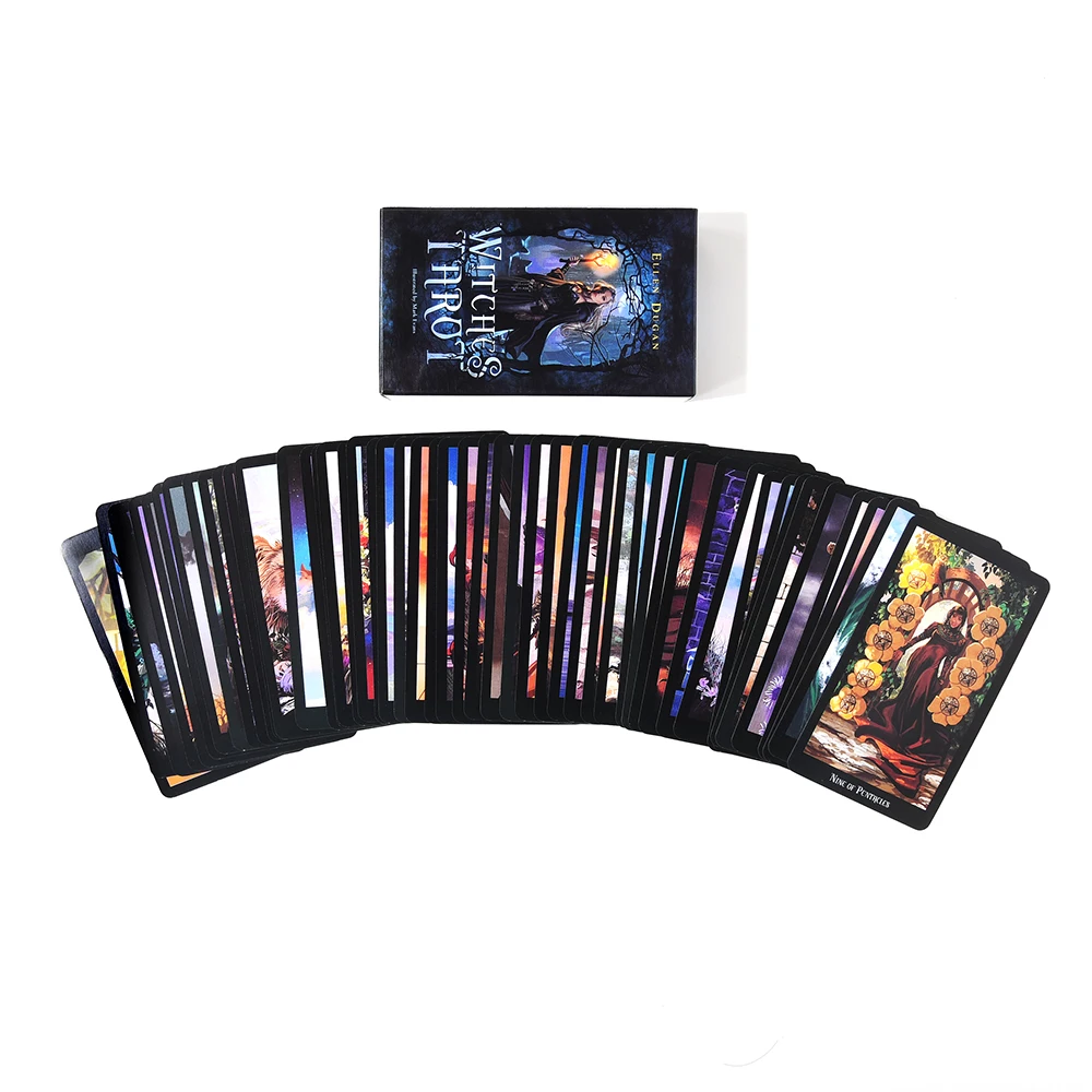 Настольная игра Witch Tarot Deck 78 карт индикатор судьбы будущего карточки для