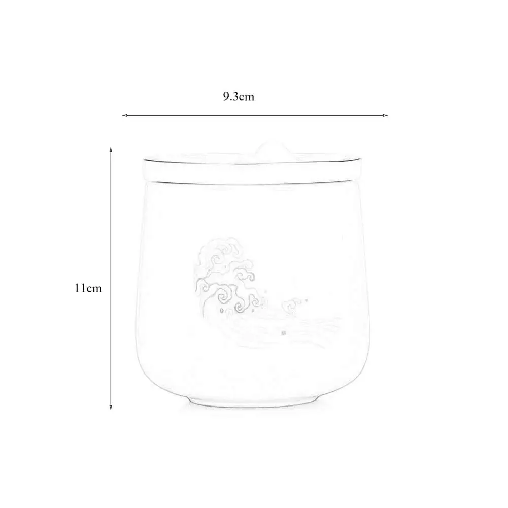 Похоронная урна для взрослых ручной работы кремации элегантной отделки чести и