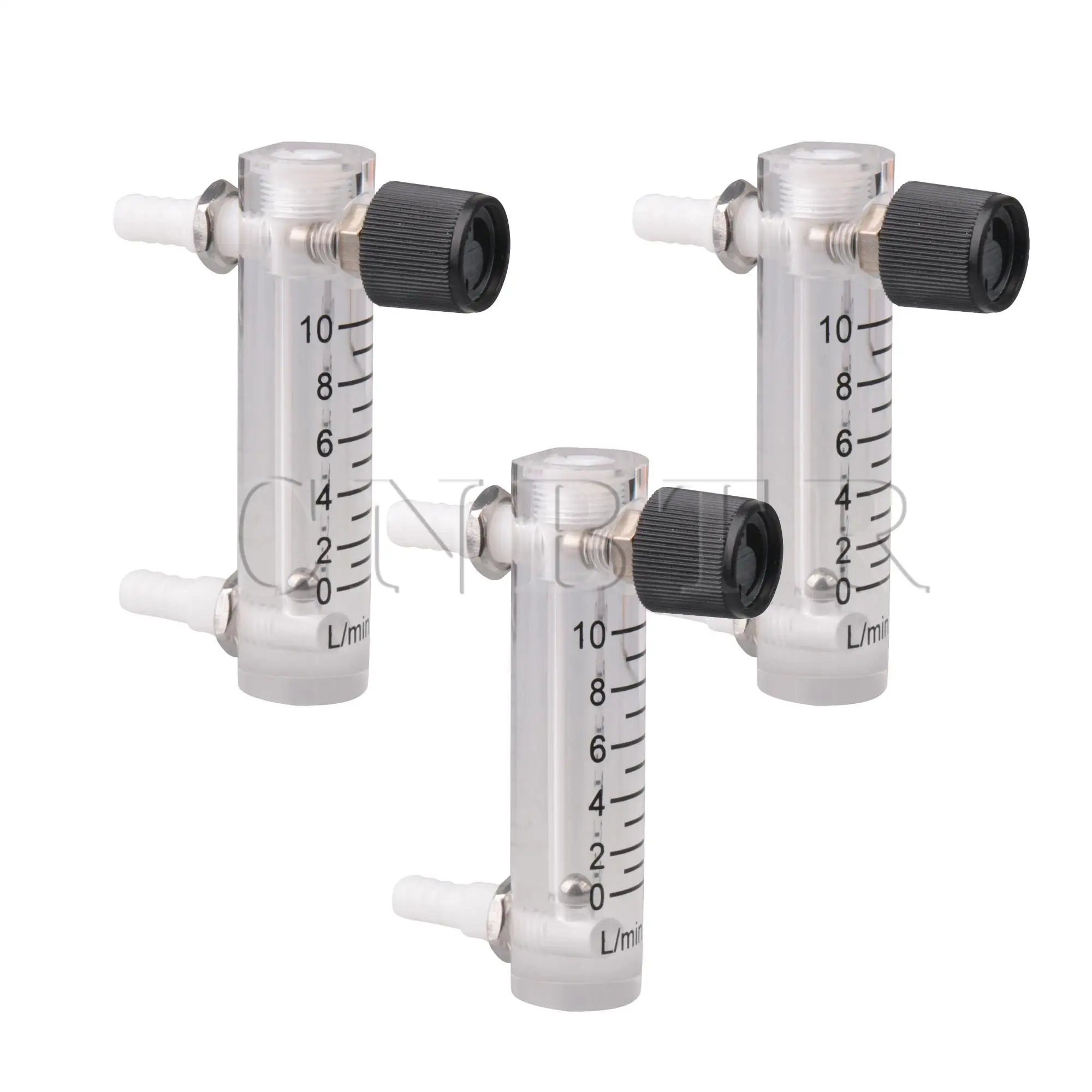 

CNBTR 3 PCS LZQ-3 0-10 LPM Tube Type Flowmeter with Control Valve for Oxygen