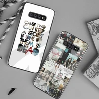pretty little liars pll tv show phone case tempered glass for samsung s20 plus s7 s8 s9 s10 plus note 8 9 10 plus