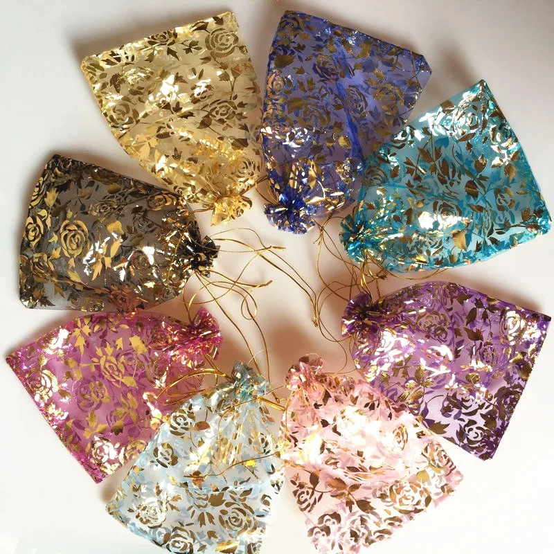 1 шт. прозрачная сетчатая сумочка для ювелирных изделий из органзы|Подарочные