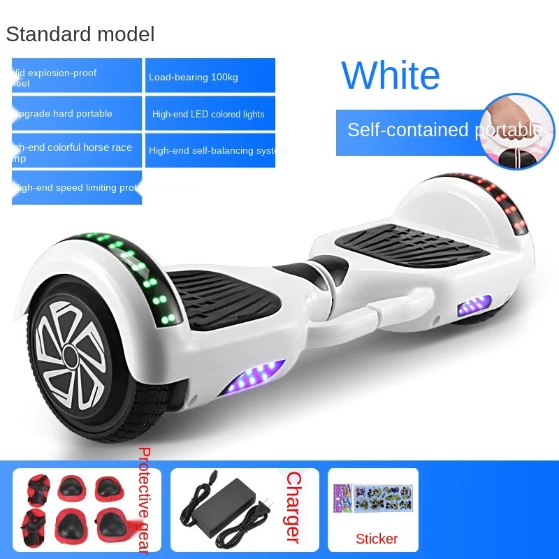 

Electric Balance Car Children's Intelligent Two-Wheel Body Sensor Car Two-Wheel Advanced New Skateboard Drift Car Parallel Car