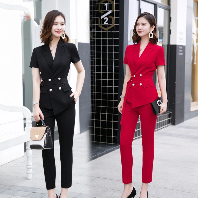 Костюмы больших размеров женские летние костюмы новый стиль пояс для похудения