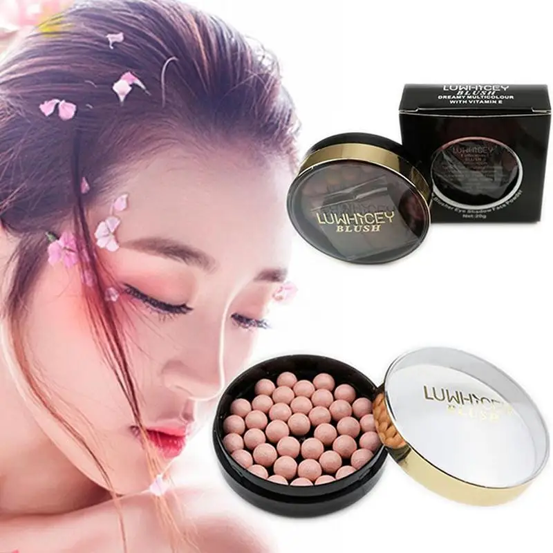 3 в 1 румяна тени для век контур макияж матовое лицо шарики пудры 8 цветов шт. |