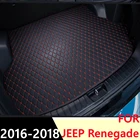 Коврик SJ для багажника автомобиля, багажный коврик для багажника, аксессуары для JEEP Renegade 2016 2017 2018