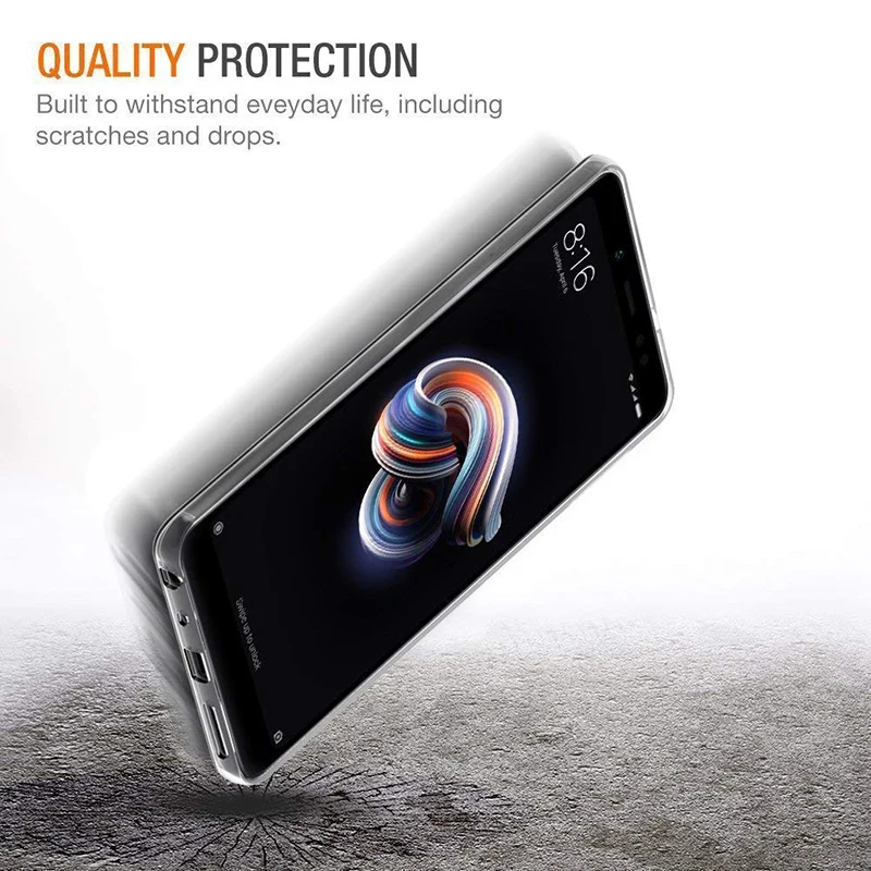 Прозрачные силиконовые чехлы для телефонов Xiaomi Redmi S2 Y2 задняя крышка из мягкого