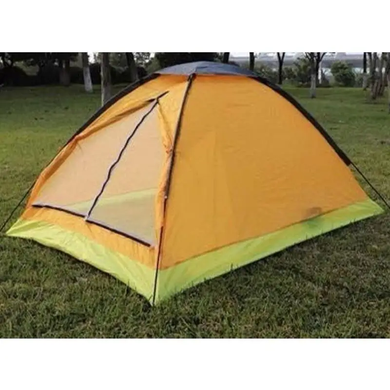 

Double People Camping Tent Single Layer Beach Tent Travel with Tent Summer Tent Awning Bag Windproof Waterproof Outdoor Ru L4F5