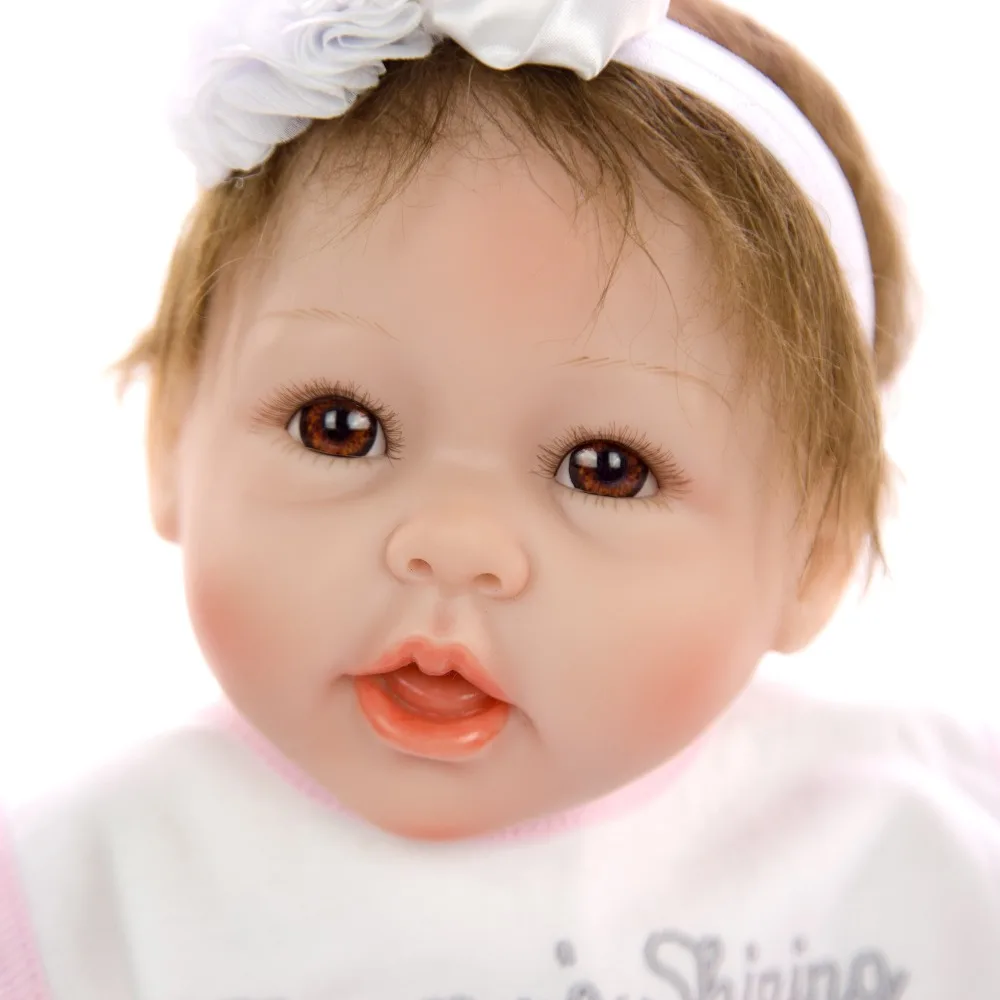 Игрушки реборн для девочек мягкие силиконовые куклы-младенцы реалистичные